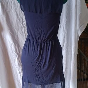 H&M Basic Dark Blue Sleeveless Dress